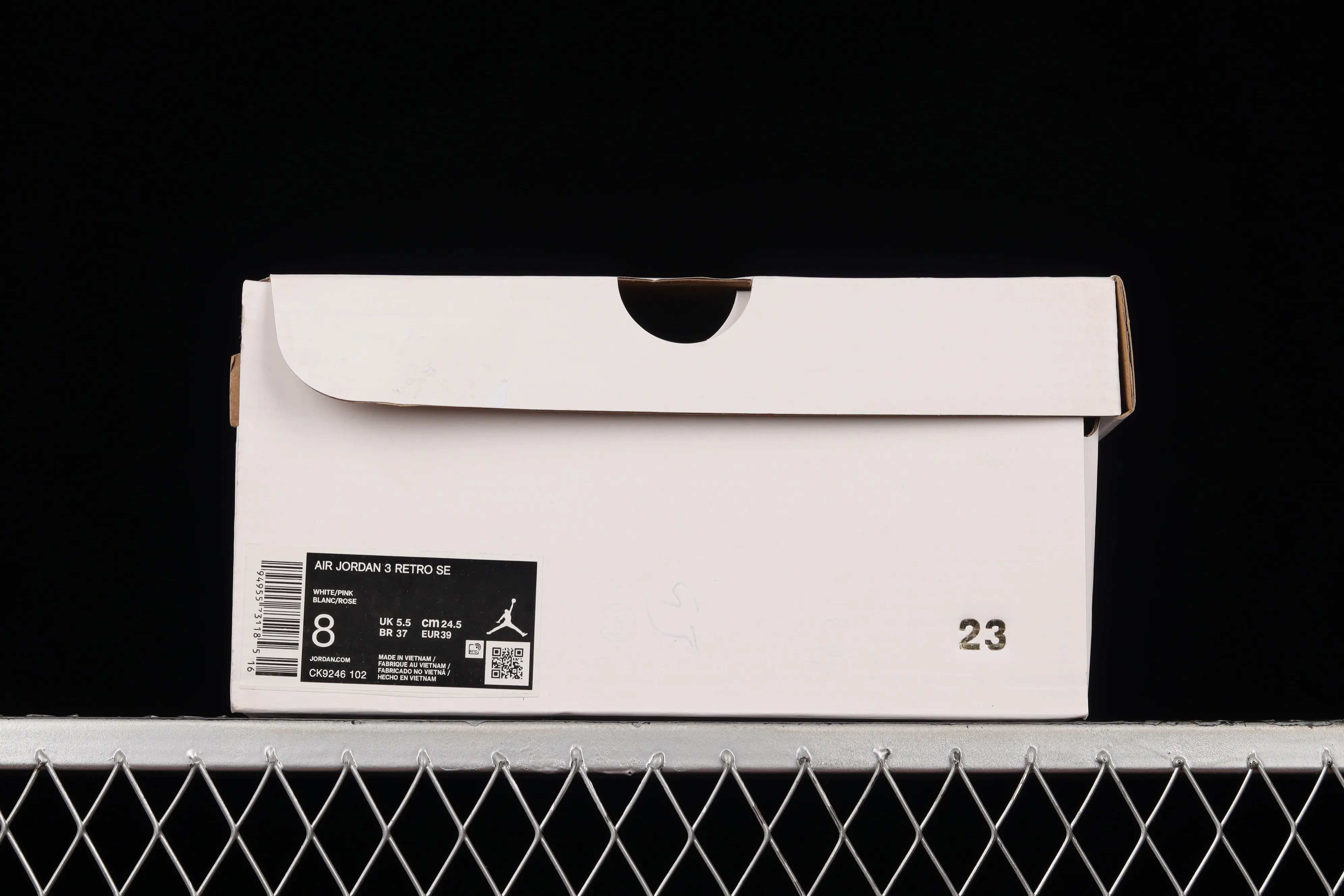 All categories Air Jordan Jordan series basketball shoes Air Jordan 3 Air Jordan 3 "Atmosphere" AJ3 Joe 3 white powder CK9246-102